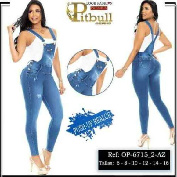 Pitbull Denim - ❤️ Pitbull Authentic Colombian Butt Lifter Overall Jeans.